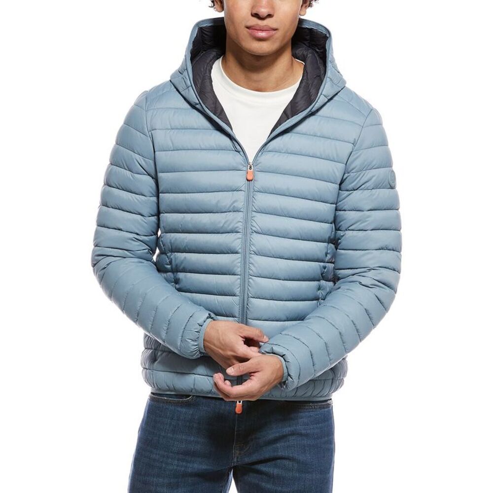 Save The Duck Mens  Danielle Puffer Jacket, Blue